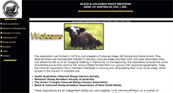 Desktop Screenshot of blackandcolouredsheep.com.au
